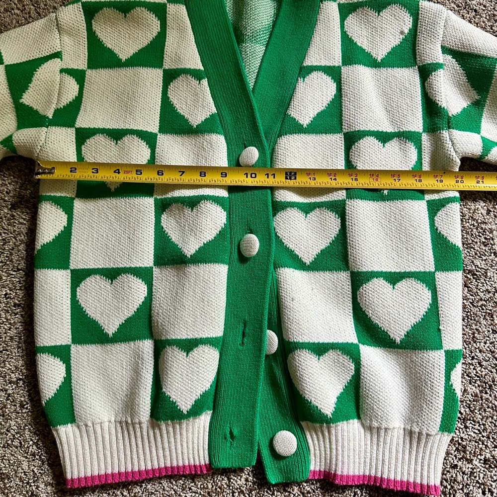 English Factory Heart Pattern Sweater - Picture 8 of 8